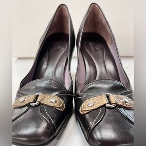 Cole Haan leather women’s kitten heels